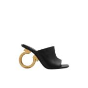 Salvatore Ferragamo Astro mules Black, Dam