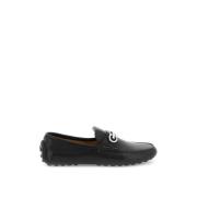 Salvatore Ferragamo Gancini Läderloafers med Ikonisk Detalj Black, Her...