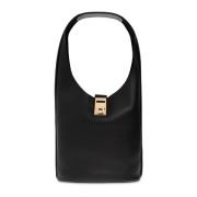 Salvatore Ferragamo Läder hobo väska Black, Dam