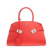 Salvatore Ferragamo ‘Hugo’ axelväska Red, Dam