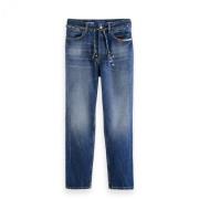 Scotch & Soda Avslappnad passform Buzz Jeans Blue, Dam