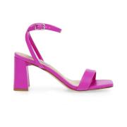 Steve Madden Luxe Höga Klack Sandaler Pink, Dam