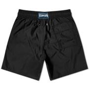 Vilebrequin Klassiska enfärgade badshorts Black, Herr