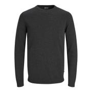 Jack & Jones Herr Grå Marl Stickat Gray, Herr