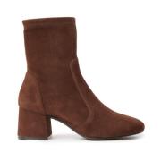 Stuart Weitzman Eleganta 60 Sock Boots Brown, Dam