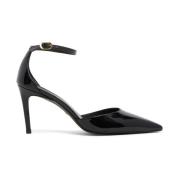 Stuart Weitzman 85 Strap Pump - Höj ditt skospel Black, Dam