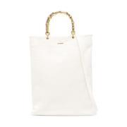 Jil Sander Modern Vit Handväska Kollektion White, Dam