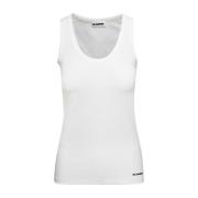 Jil Sander Ärmlös Top White, Dam