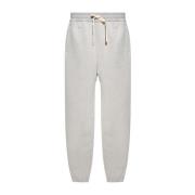 Jil Sander Bomulls sweatpants Gray, Herr