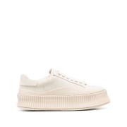 Jil Sander Sneakers med 3.0 cm sulthöjd Beige, Dam