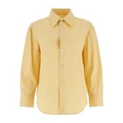 Jil Sander Höj din stil med oversize poplin skjorta Yellow, Dam
