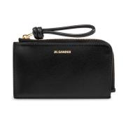 Jil Sander Läderkorthållare Black, Dam