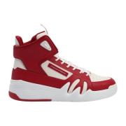 Giuseppe Zanotti Höga Sneakers Red, Herr