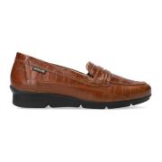 Mephisto Diva Läder Slip-On Skor - Hasselnöt Brown, Dam