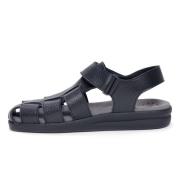 Mephisto Svart Lädersandal för Män Black, Herr