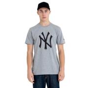 New Era T-shirt Gray, Herr