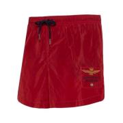 Aeronautica Militare Casual shorts Red, Herr