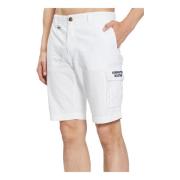 Aeronautica Militare Casual Shorts White, Herr