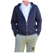 Aeronautica Militare Justerbar Huva Zip-Up Väst Blue, Herr