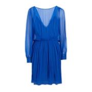 Alberta Ferretti Short Dresses Blue, Dam