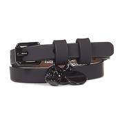 Alexander McQueen Svart Noos Läderarmband med Metallcharms Black, Herr