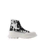 Alexander McQueen Vita Tyg Platform Sneakers Multicolor, Dam