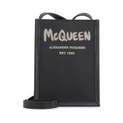 Alexander McQueen Stilfull Messenger Logo Väska Black, Dam