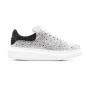 Alexander McQueen Glittrande Juvel Oversize Sneakers Gray, Dam