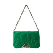 Alexander McQueen Grön Crossbody-väska i Kalvskinn Green, Dam