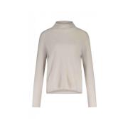 Allude Lyxig Kaschmir Turtlenecktröja Beige, Dam