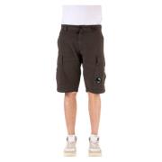 C.p. Company Gröna Superlätt Bomull Bermuda Shorts Green, Herr