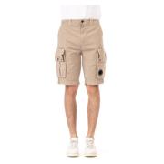 C.p. Company Beige Cargo Shorts Beige, Herr