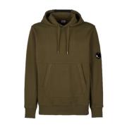 C.p. Company Diagonal Fleece Pullover Hoodie Green, Herr