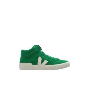 Veja Minotaur Suede höga sneakers Green, Herr