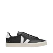 Veja Campo Sneakers i svart och vitt kromfritt läder Black, Herr