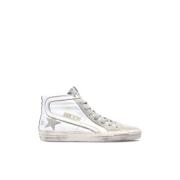 Golden Goose Slide Sneakers White, Dam