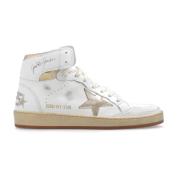 Golden Goose ‘Sky Star’ höga sneakers White, Dam