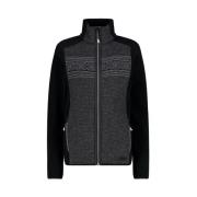 CMP Arctic Fleece Tröja med dragkedja Black, Dam