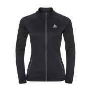 Odlo Zip-throughs Black, Dam