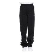 Adidas Originals Svarta Tricotbyxor med 3 Ränder Black, Dam