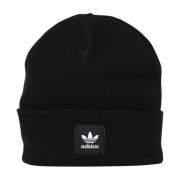 Adidas Originals Svart ullhatt med Trifoil-logotyp Black, Unisex