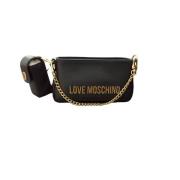 Love Moschino Shoulder Bags Black, Dam