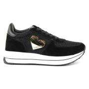 Love Moschino Svarta Sneakers Black, Dam