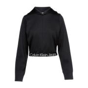 Calvin Klein Jeans Hoodies Black, Dam