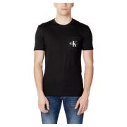 Calvin Klein Jeans T-Shirts Black, Herr