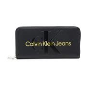 Calvin Klein Jeans ZIP Around K60K607634 Black, Dam