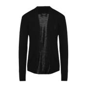 AllSaints Mode Logo-e-embroidered cardigan Black, Herr