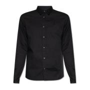 AllSaints Hawthorne-skjorta Black, Herr