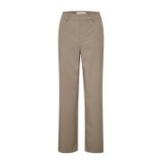 Gestuz Eleganta Straight Leg Chinos Beige, Dam