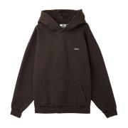 Obey Oversized Brun Pigment Hoodie Brown, Herr